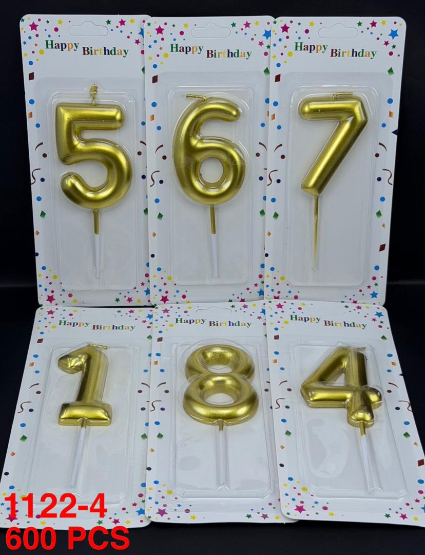 شمعة ارقام 1122-4